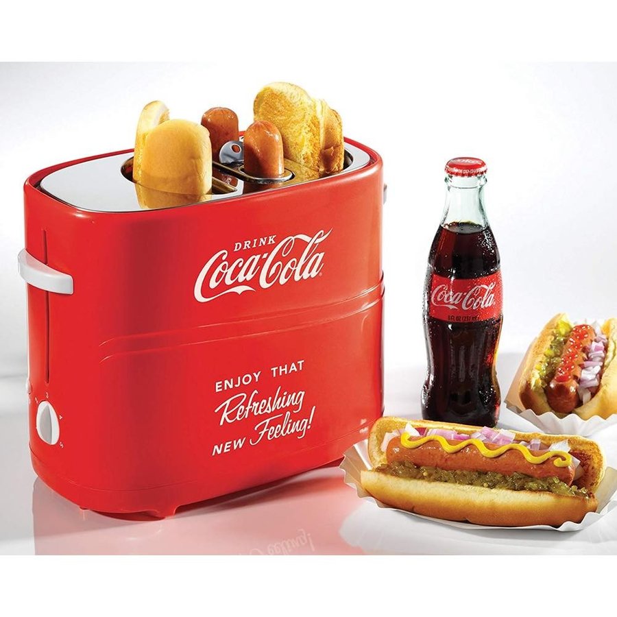 レトロ風 コカ・コーラ ホットドッグ トースター Nostalgia Coca-Cola ソーセージ バンズ トースト