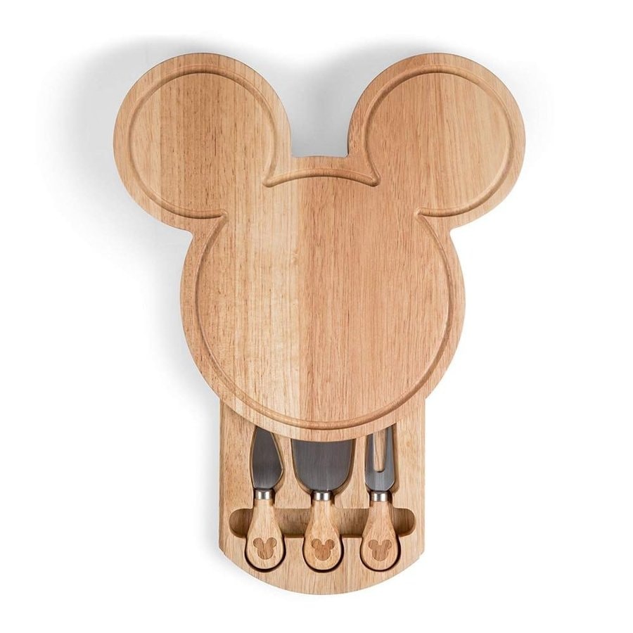 ディズニー Disney ミッキー Mickey Mouse Cheese Board Cheese Tools チーズボード チーズナイフ お洒落 ピクニック用品 アメリカキッチン家電
