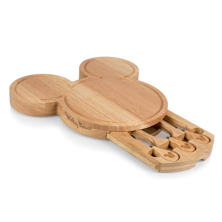 ディズニー Disney ミッキー Mickey Mouse Cheese Board Cheese Tools チーズボード チーズナイフ お洒落 ピクニック用品 アメリカキッチン家電