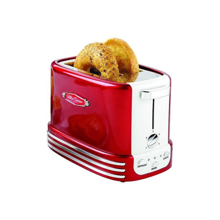 ノスタルジア Nostalgia トースターRTOS200 Retro 2-Slice Bagel Toaster レトロ ベーグル トースト 2色 アメリカキッチン家電