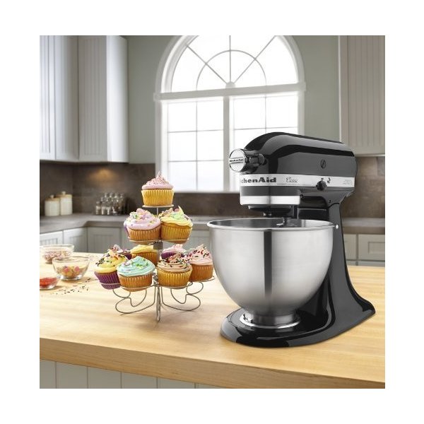 キッチンエイド KitchenAid ミキサー K45SSOB 4.5-Quart Classic Series Stand Mixer, Onyx Black スタンドミキサー アメリカミキサー アメリカキッチン家電