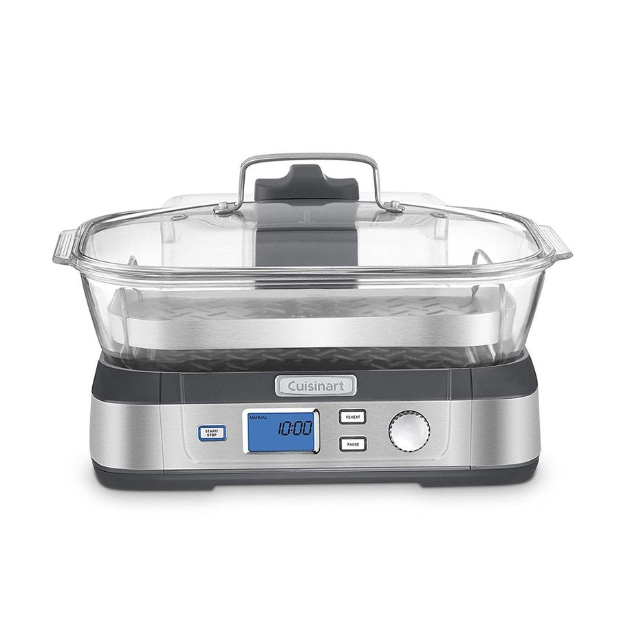 クイジナート Cuisinart STM-1000 ステンレス製 スチーマー 蒸し器 再加熱機能 ガラス製 アメリカキッチン家電