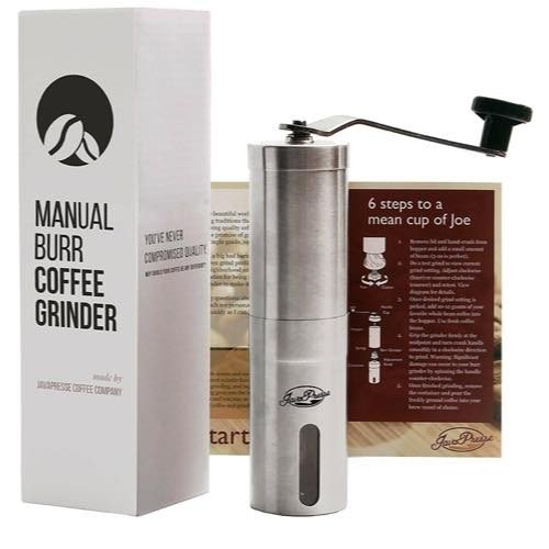 ジャバプレス JavaPresse コーヒーグラインダー コーヒーミル 珈琲豆 Manual Coffee Grinder ステンレス Brushed Stainless アメリカキッチン家電