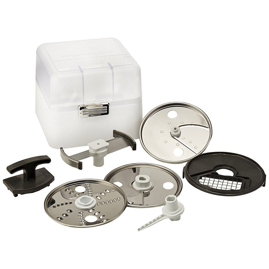 キッチンエイド KitchenAid KSM2FPA フードプロセッサー アタッチメント付き さいの目切り スライス 千切り 細切り 収納ケース付き アメリカキッチン家電