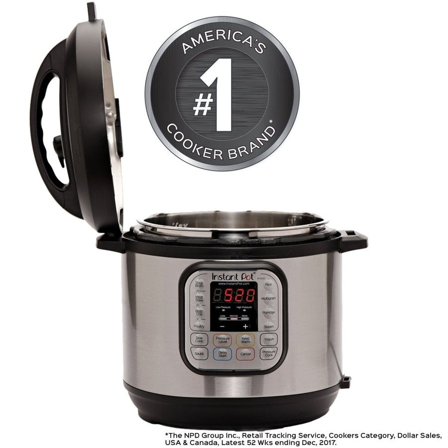 インスタントポット 全自動圧力調理器 6リットル Instant Pot IP-DUO60 7-in-1プログラムモード搭載 多機能調理器 米国製品 アメリカキッチン家電