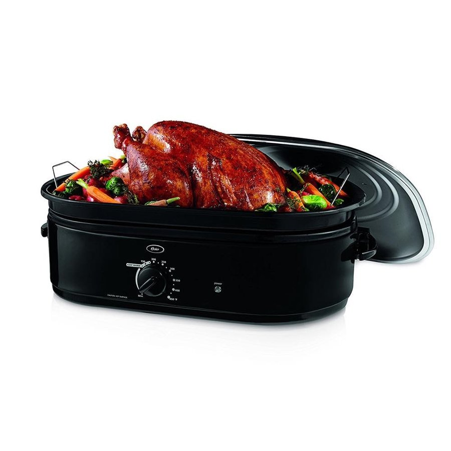 オスター Oster ロースターオーブン CKSTRS18-BSB グリルパン 18-Quart Roaster Oven Black Finish アメリカキッチン家電