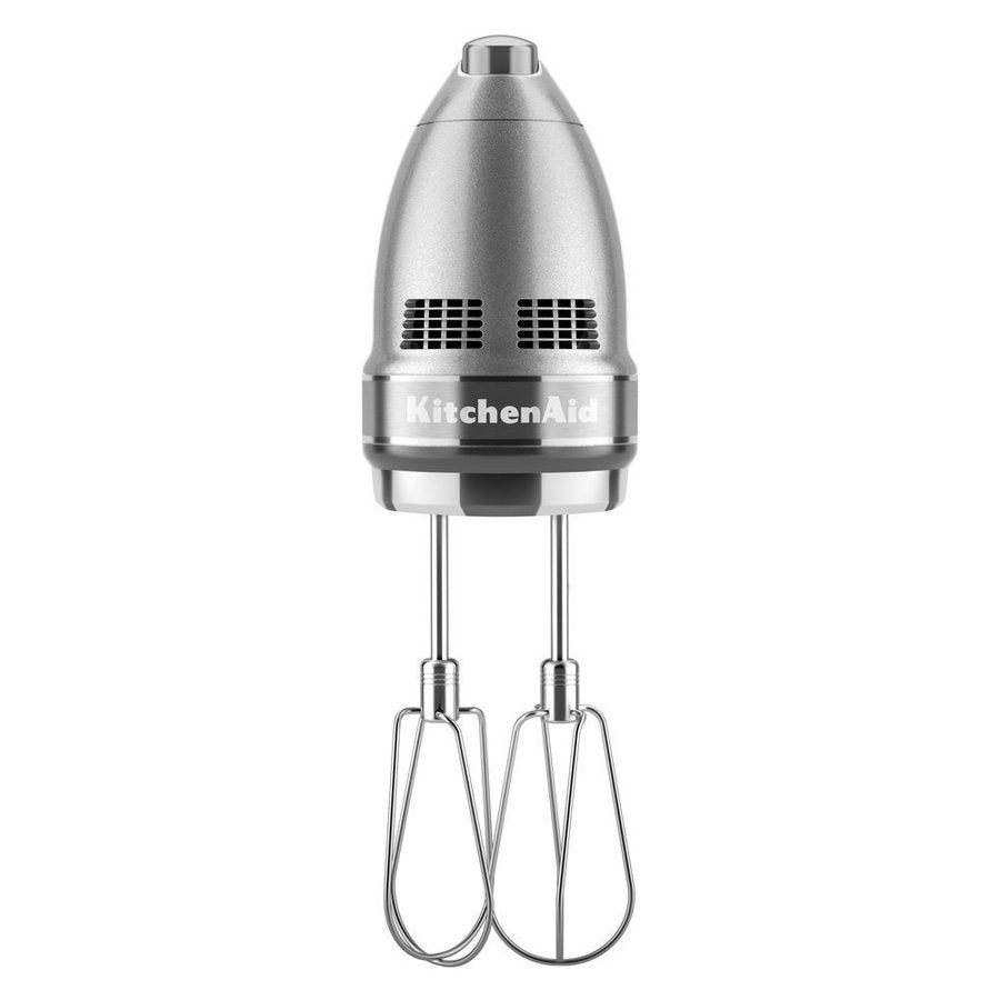 キッチンエイド KitchenAid KHM926CU ターボ ハンドミキサー ハンドミキサー 泡だて器 9種類のスピード 強力パワー 軽量 シルバー アメリカキッチン家電