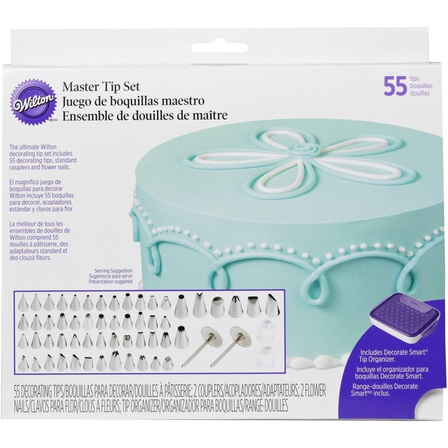 ウィルトン Wilton マスターデコレーションチップセット ケーキデコレーションセット 絞り口金セット 55個入 アメリカキッチン雑貨