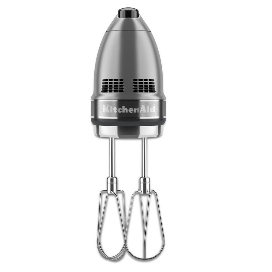 キッチンエイド KitchenAid KHM7210CU 7 スピード ターボ ハンドミキサー 泡だて器 デジタル アタッチメント付き シルバー アメリカキッチン家電