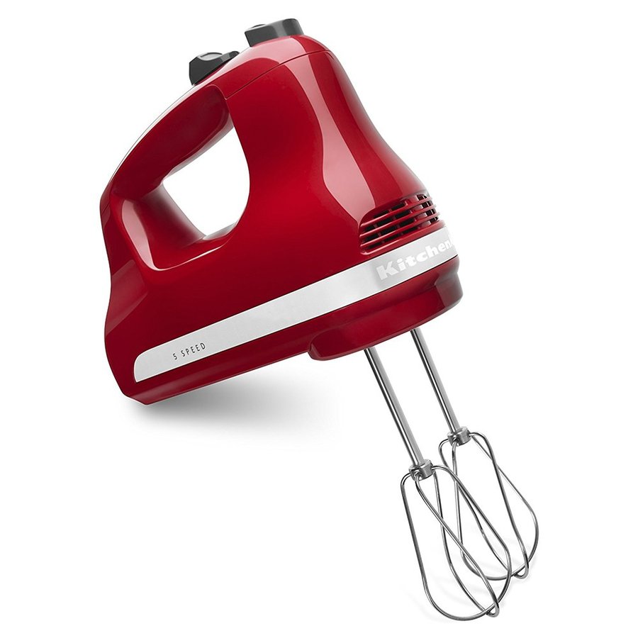 キッチンエイド KitchenAid KHM512ER ハンドミキサー 泡立て器 ホイッパー 5種類のスピード 強力パワー 軽量 エンパイアレッド アメリカキッチン家電