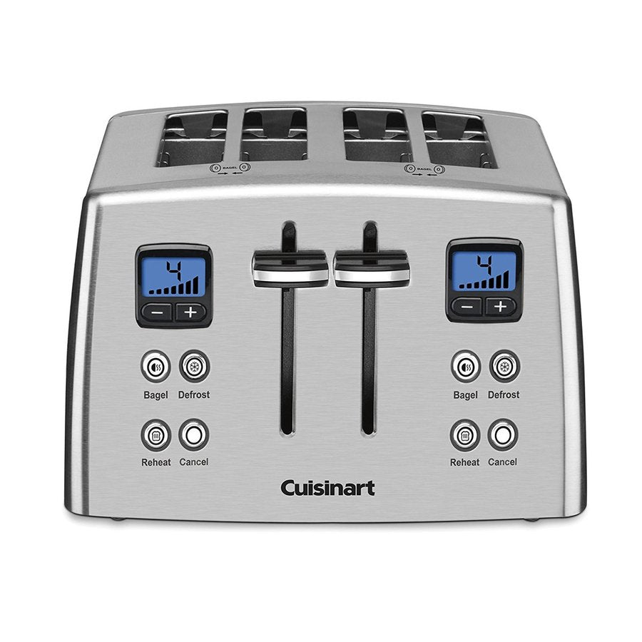 クイジナート Cuisinart CPT-435 4スライス トースター ステンレス製 再加熱 解凍機能付き アメリカキッチン家電