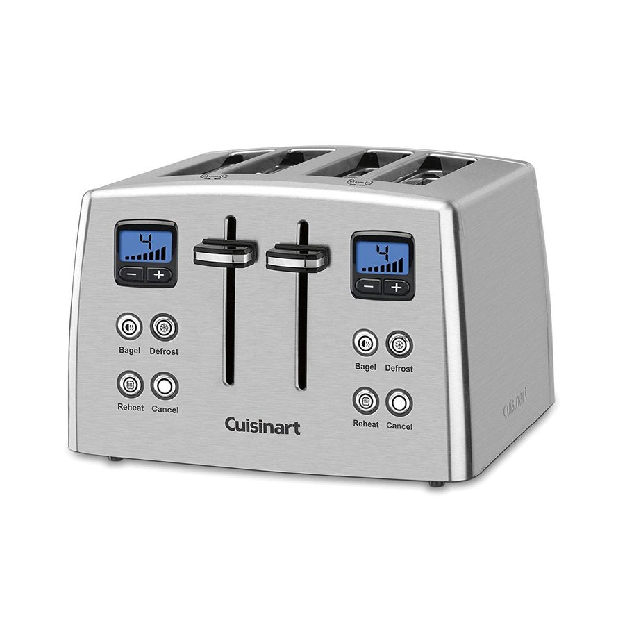 クイジナート Cuisinart CPT-435 4スライス トースター ステンレス製 再加熱 解凍機能付き アメリカキッチン家電