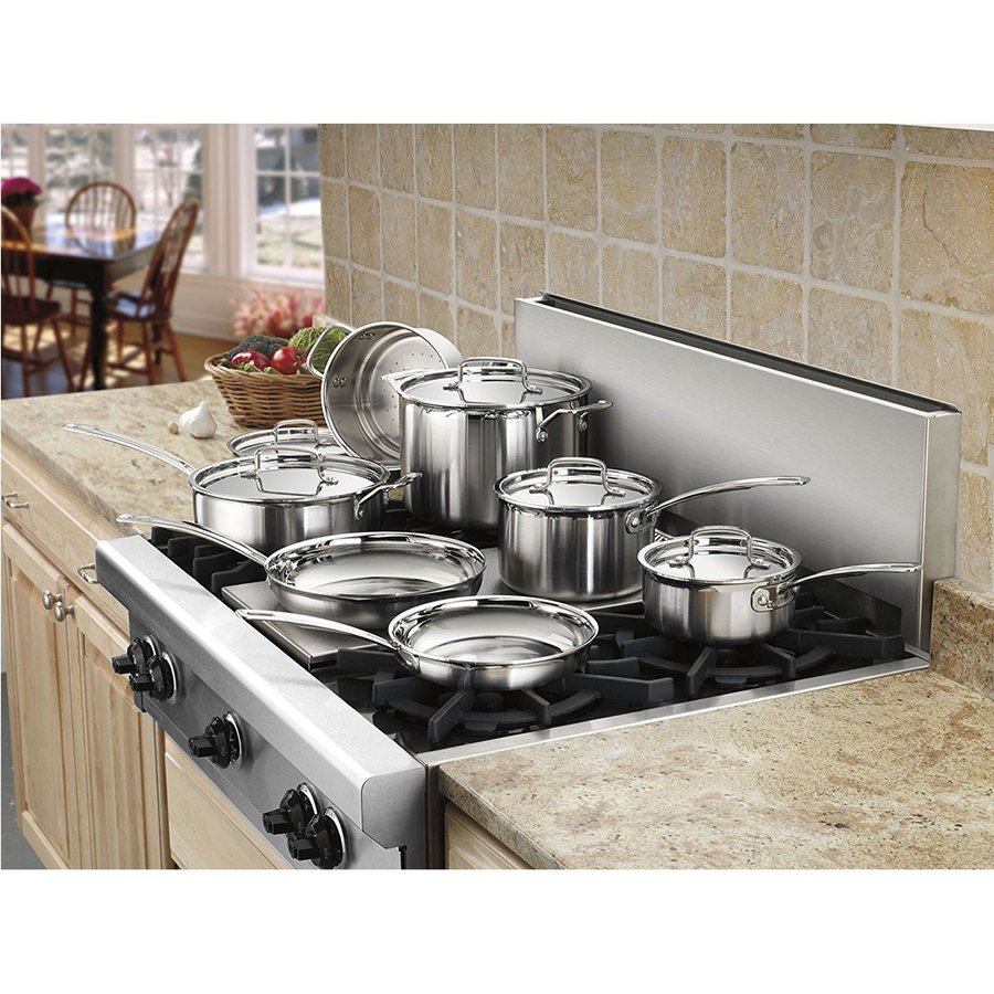 クイジナート Cuisinart MCP-12N マルチに使える ステンレス製 調理器具 フライパン 鍋 12点 セット アメリカキッチン雑貨