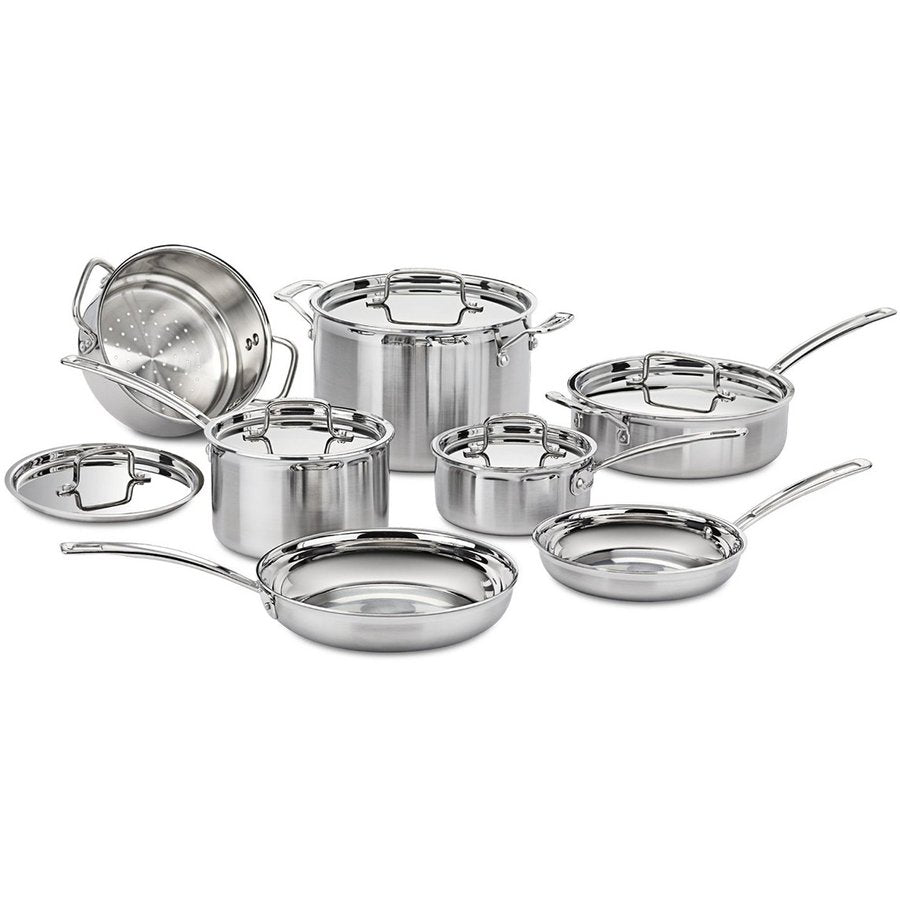クイジナート Cuisinart MCP-12N マルチに使える ステンレス製 調理器具 フライパン 鍋 12点 セット アメリカキッチン雑貨