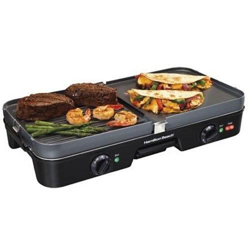 ハミルトンビーチ Hamilton Beach グリル ホットプレート 電気グリドル 1つで3つの役割 38546 アメリカキッチン家電