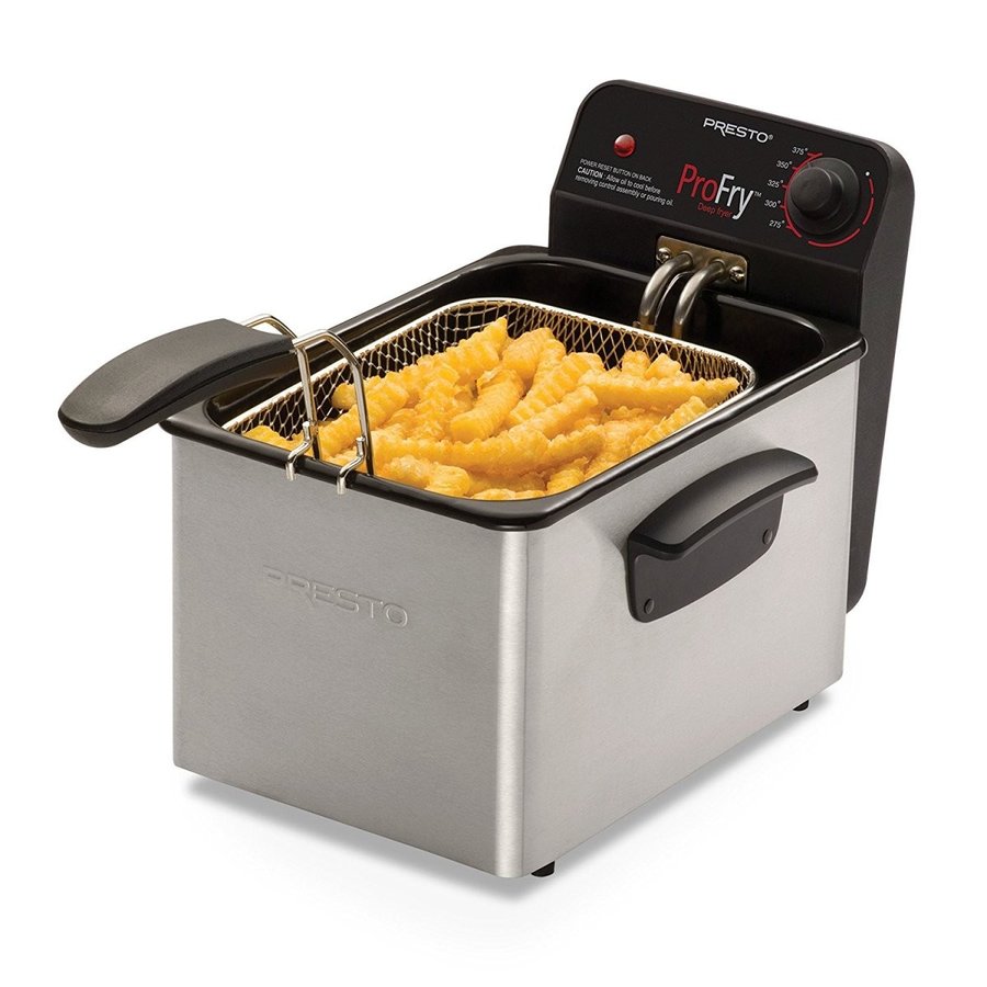 プレスト Presto 電気フライヤー 05461 卓上 ステンレス Stainless Steel Deep Fryer