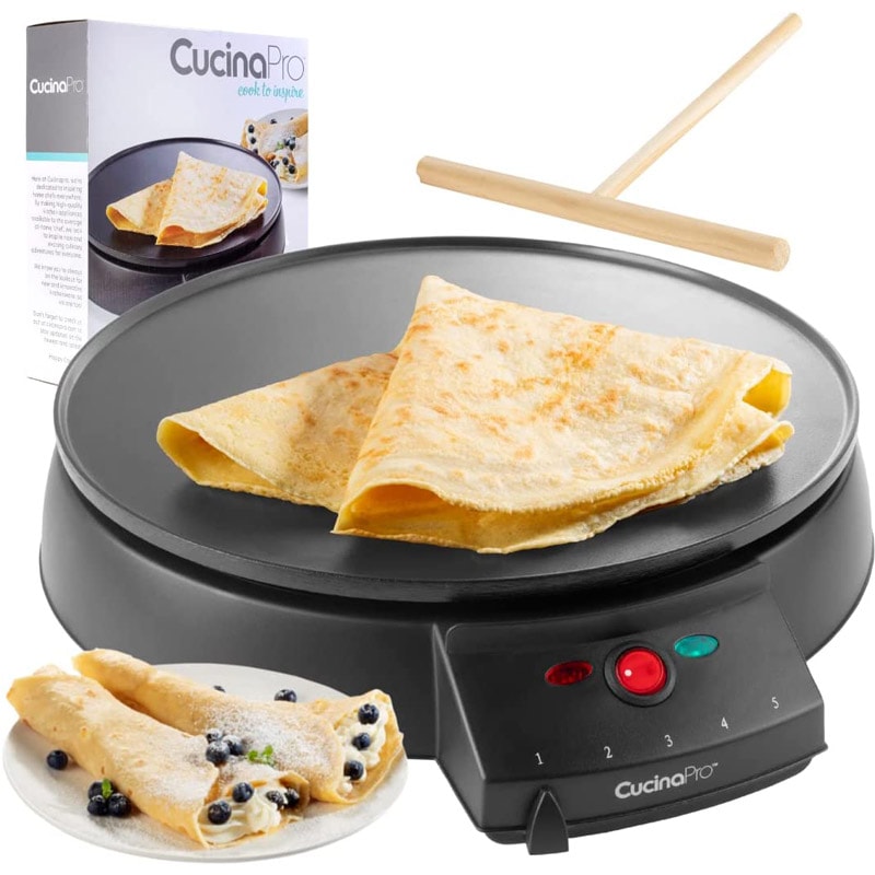 クレープメーカー クチーナプロ CucinaPro 簡単 温度調節 家庭用 業務用 手作りクレープ