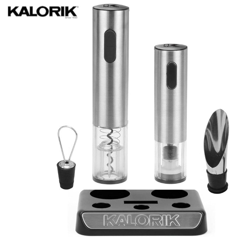 カロリック Kalorik 電動ワインオープナー イン愛好家のためのKalorik ワインラバーズセット