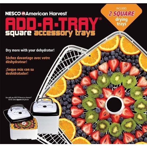 ネスコ NESCO 食品乾燥機 トレイ スクエア FD-80 FD80A ホワイト セット 並行輸入