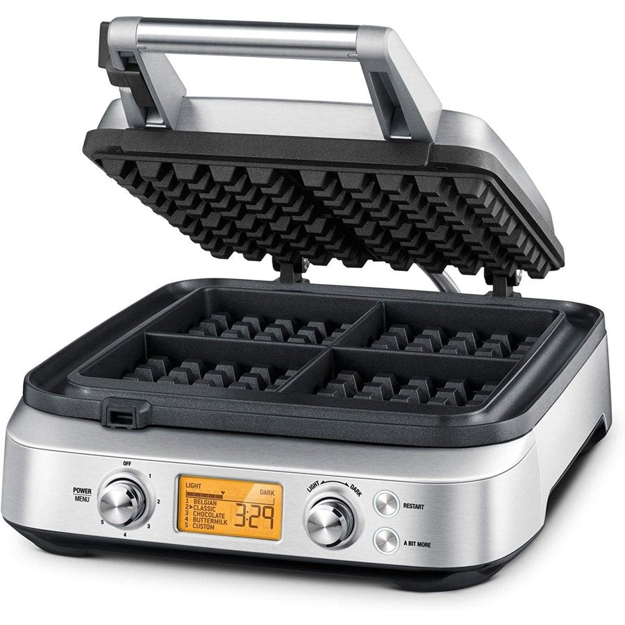 ブレビル Breville BWM640XL 4スライス ワッフルメーカー シルバー