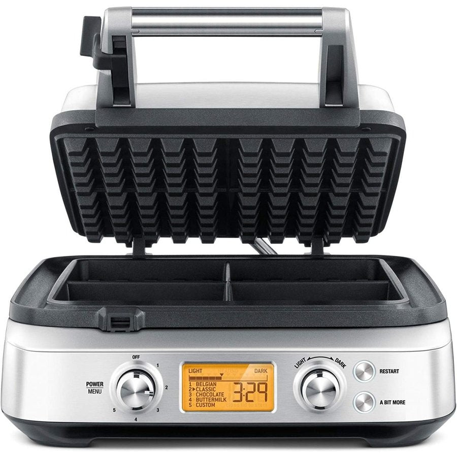 ブレビル Breville BWM640XL 4スライス ワッフルメーカー シルバー