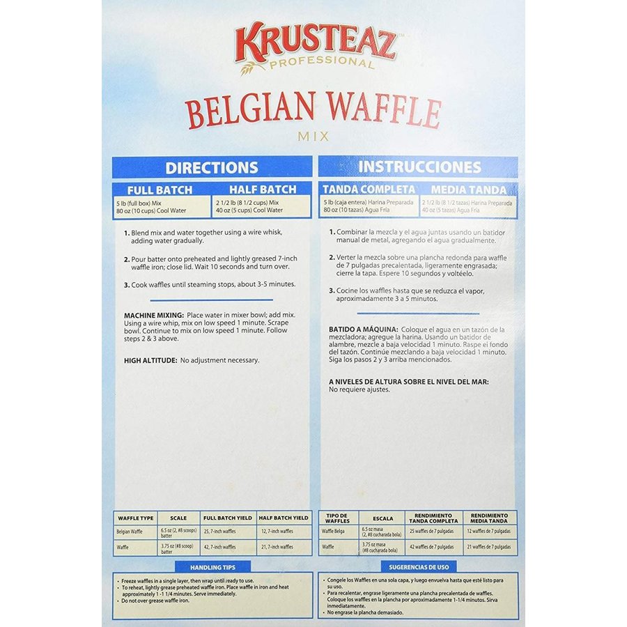 ベルギーワッフルミックス Krusteaz SYNCHKG025013 約2.26kg