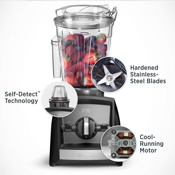 バイタミックス ブレンダー Vitamix A2300 アセントシリーズ 64オンス ホワイト