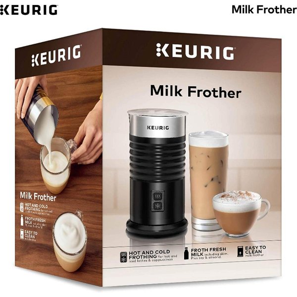 キューリグ ミルク泡立て器 Keurig Standalone ホット コールド 6オンス ブラック