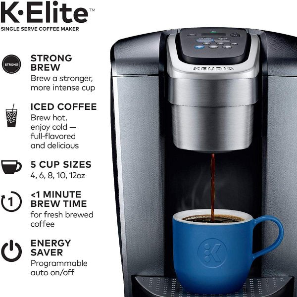 キューリグ コーヒーメーカー Keurig K-エリート シングルカップ お茶 アイス ホット