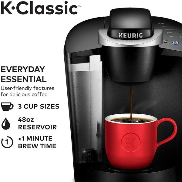 キューリグ コーヒーメーカー Keurig K-クラシック シングルカップ お茶 ブラック