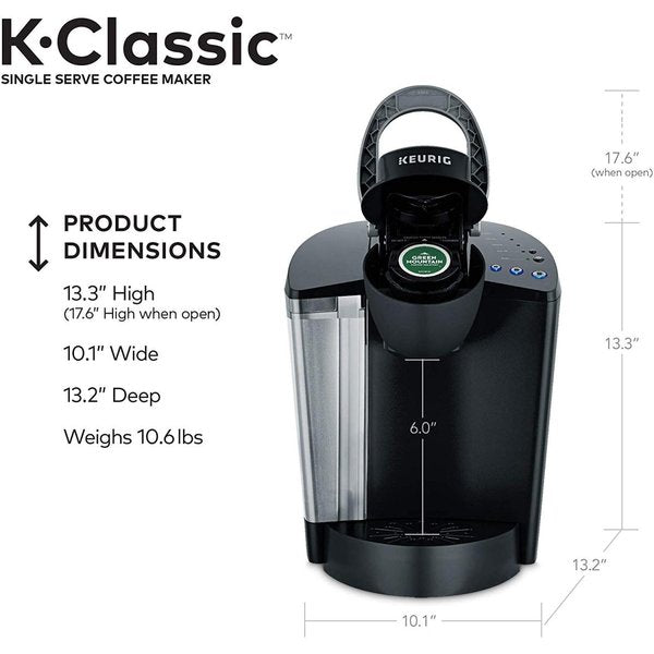 キューリグ コーヒーメーカー Keurig K-クラシック シングルカップ お茶 ブラック