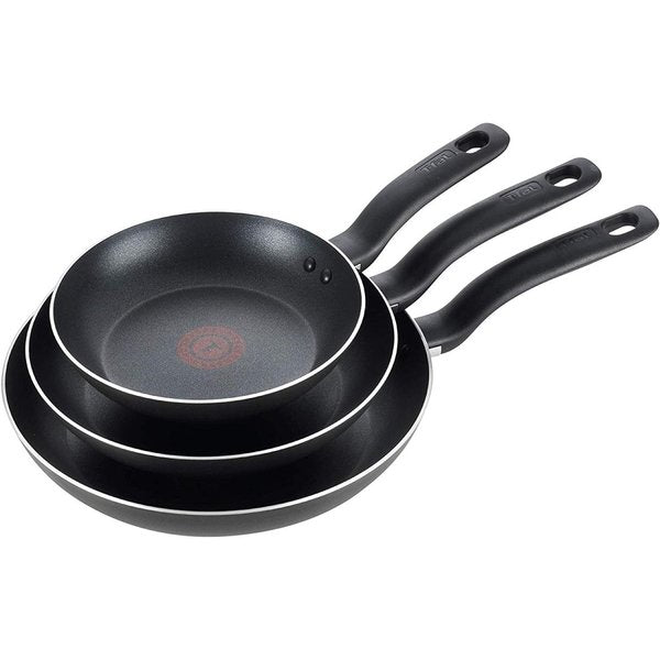 ティファール 調理器具セット T-FAL B363S3 テフロン加工 3個 フライパン ブラック