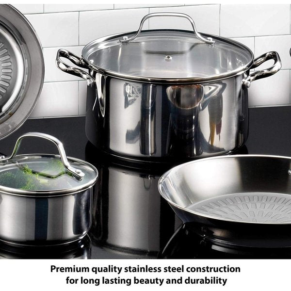 ティファール 調理器具セット T-FAL 2100096045 ステンレス 12個入り シルバー