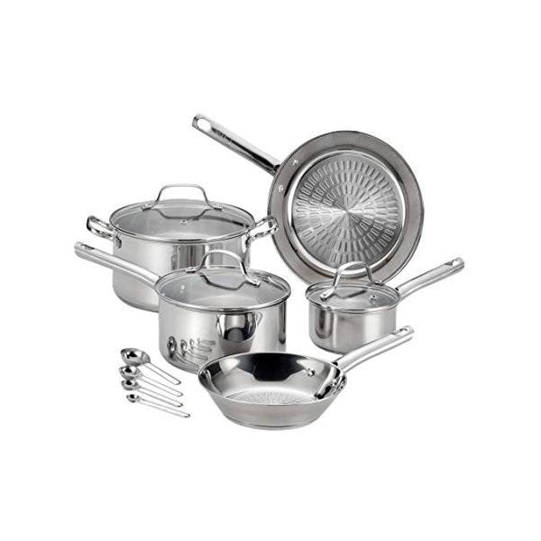 ティファール 調理器具セット T-FAL 2100096045 ステンレス 12個入り シルバー