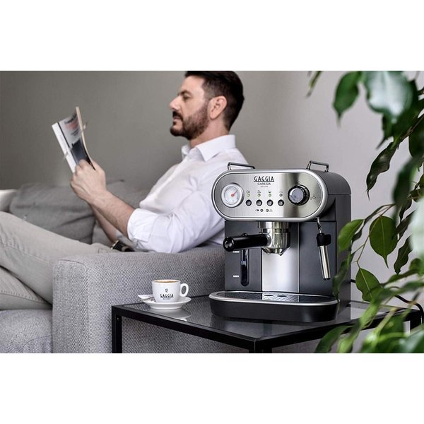 ガジア エスプレッソマシーン GAGGIA RI8525/01 カレッツァデ LUXE シルバー