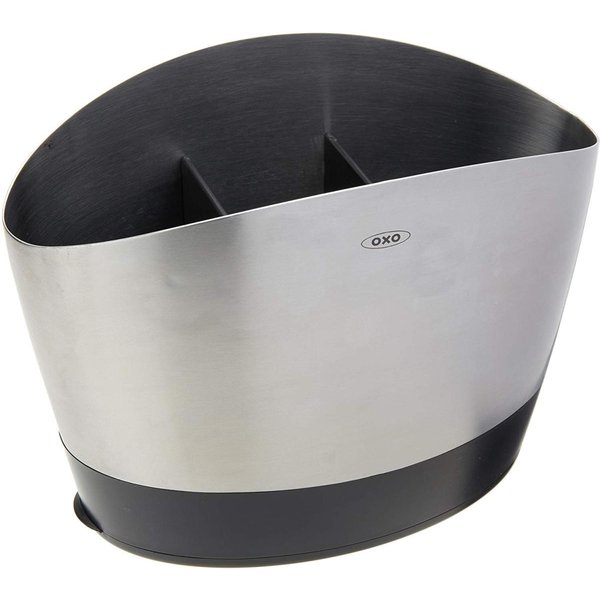 オクソー キッチンツールホルダー OXO 1066734 用具入れ ブラッシュステンレス 収納