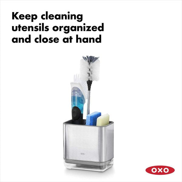 オクソー キッチンツールホルダー OXO 13192100 用具入れ ブラッシュステンレス 収納