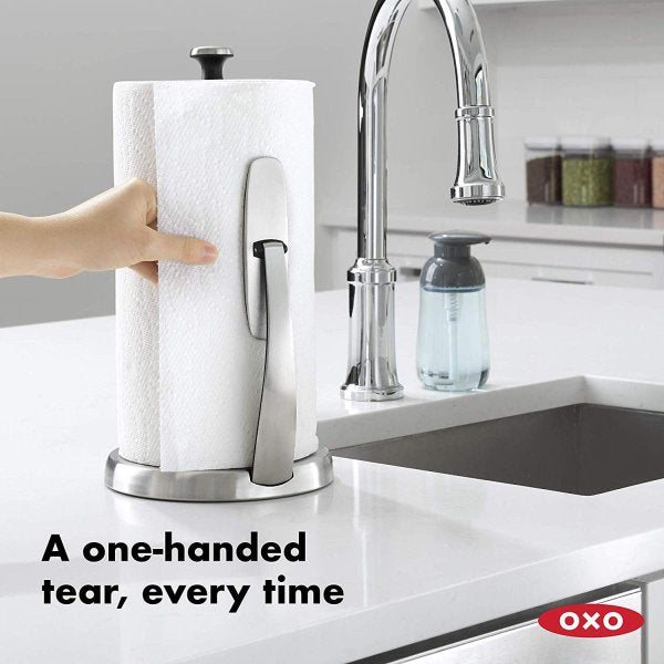 オクソー キッチンタオルホルダー OXO 1066736 卓上タイプ キッチンタオル掛け ステンレス
