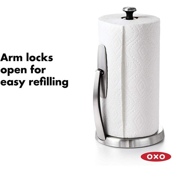 オクソー キッチンタオルホルダー OXO 1066736 卓上タイプ キッチンタオル掛け ステンレス