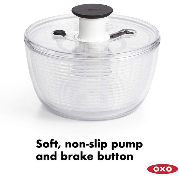 オクソー サラダ&ハーブスピナー OXO 1045409BL スモール 野菜 水切り器 丸型
