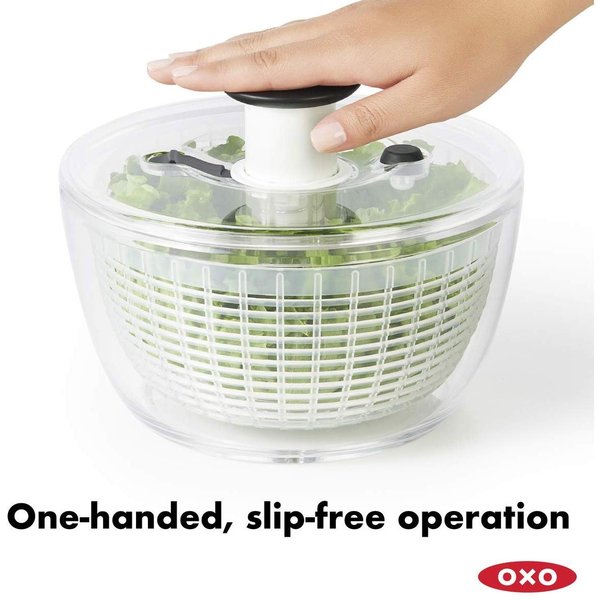 オクソー サラダ&ハーブスピナー OXO 1045409BL スモール 野菜 水切り器 丸型