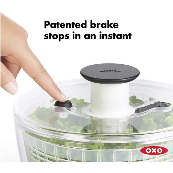オクソー サラダ&ハーブスピナー OXO 1045409BL スモール 野菜 水切り器 丸型