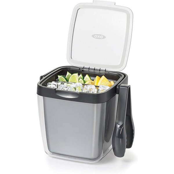 オクソー アイスバケツ OXO 11169200 トング付き トレイ アイスペール 2重構造
