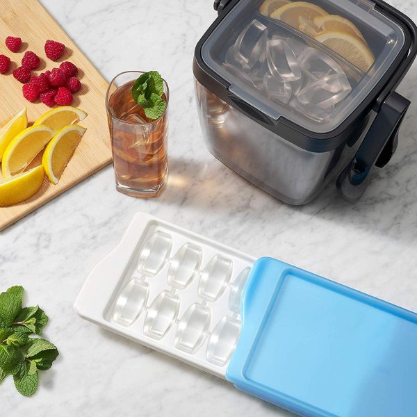 オクソー アイスバケツ OXO 11169200 トング付き トレイ アイスペール 2重構造