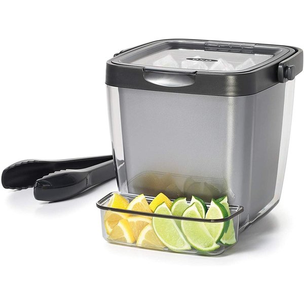 オクソー アイスバケツ OXO 11169200 トング付き トレイ アイスペール 2重構造