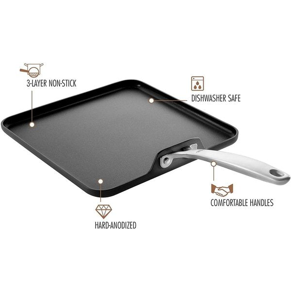 オクソー スクエアグリドル OXO CW000965-003 ノンスティック 11インチ 鉄板