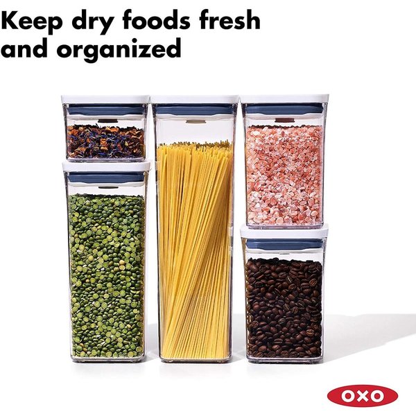 オクソー 食品保存容器 OXO 11235900 POP式 漏れ防止 密封 タッパー セット 5個入
