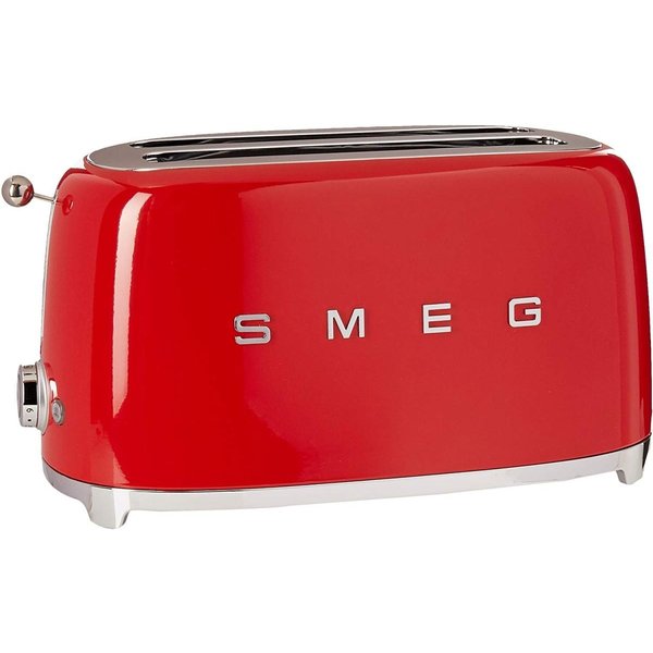 スメッグ トースター SMEG TSF02RDUS レトロデザイン 4スライス トースト レッド