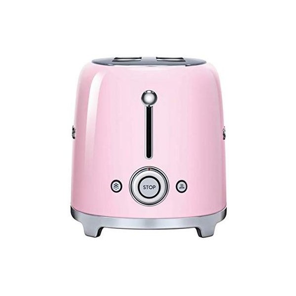 スメッグ トースター SMEG TSF02PKUS レトロデザイン 4スライス トースト ピンク
