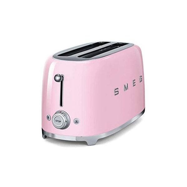 スメッグ トースター SMEG TSF02PKUS レトロデザイン 4スライス トースト ピンク